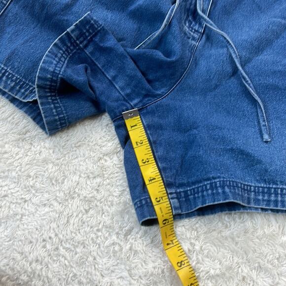 Westbound 100% cotton drawstring waist denim cargo shorts, size 16 - Picture 6 of 9
